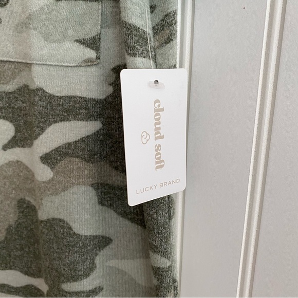 Lucky Brand cloud soft camo pattern dress SIZE XS - Picture 2 of 12